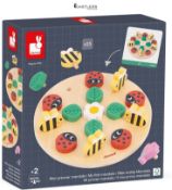 Janod - Pédagogie Range - My First Garden Mandala - Develops Concentration & Creativity - Children’