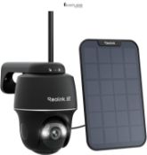RRP £139.99 - Reolink 4K Solar Security Camera Outdoor Wireless, Works with Amazon Alexa, Home Hub