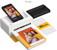RRP £168.92 - KODAK Dock Plus 4x6'' Photo Printer, 10 Sheets, Docking & Bluetooth Smartphone Printe