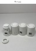 RRP £239.99 - Hive Thermostatic Radiator Valve (TRV) 5 Pack, White, 15mm Heads Only