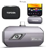 RRP £337.49 - TOPDON Thermal Camera TC002C for IOS 15/16 with Type-C Port, 512x384 TISR Resolution,