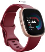 RRP £200.69 - Fitbit Versa 4 Fitness Smartwatch With Built-in GPS And Up To 6 Days Battery Life - C