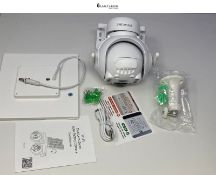SHIWOJIA 2K Solar Wireless Security Outdoor Camera, 360° PTZ WiFi CCTV Camera, PIR Motion Detection