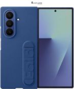 RRP £56.60 - Samsung Galaxy Official Silicone Case with Stand for Galaxy Z Fold7 in Blue
