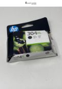 HP N9K08AE 304XL High Yield Original Ink Cartridge, Black, Packaging may vary, Pack of 1