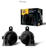 HELLA Trumpet Horn - OE-CONNECT HORN TE26 SET - 12V - 110dB(A) - Frequency range from: 400Hz - Freq