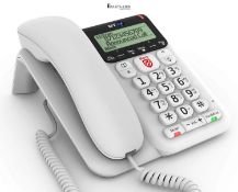 BT Décor 2600 Corded Landline House Phone, Home Phone, Advanced Nuisance Call Blocker, Call Block B