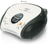 Lenco SCD-24 SCD24 - CD Player for Kids - CD Radio - Stereo System - Boombox - FM Radio Tuner - Tra
