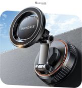 Miracase for MagSafe Car Mount [3600gf Strong Magnet & 89+LBS Suction Base] Vacuum Magnetic Phone H
