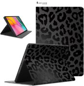 Coalbooliy Aesthetic Marble Pattern Girl Pattern PU Leather Flip Cover with Stand Function Soft TPU
