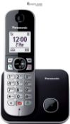 Panasonic KX-TG6851GB Cordless Phone (up to 1,000 Telephone Numbers, Clear Font Size, Loud Handset,