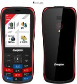Energizer E284S Mobile Phone, UK Model, Black and Red