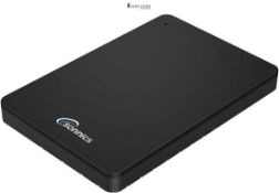 RRP £55.25 - Sonnics 1TB Black External Portable Hard drive type C USB 3.1 Compatible with Windows