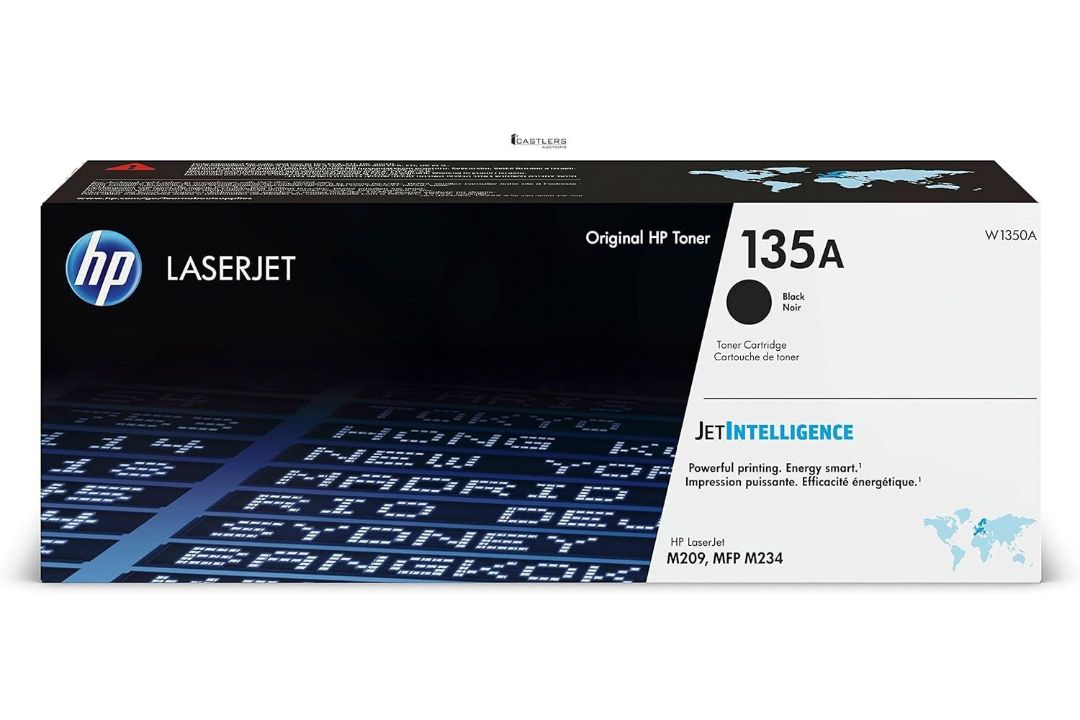NEW - RRP £51.48 - HP W1350A 135A Original LaserJet Toner Cartridge, Black, Single Pack, Standard - Image 1 of 3
