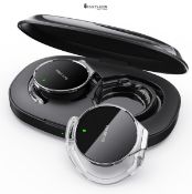 RRP £52.68 - On Ear Headphones Bluetooth 5.4, Open Ear Headphones Wireless Bluetooth Noise Cancella