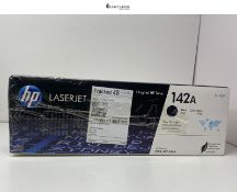 RRP £52.12 - HP 142A Original LaserJet Toner Cartridge, Black, 950 Page Yield
