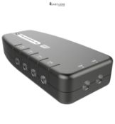 SLx TV Signal Booster Aerial Amplifier, 4 Way Signal Distribution Amplifier with Coax Connections,