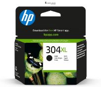 NEW - HP N9K08AE 304XL High Yield Original Ink Cartridge, Black, Packaging may vary, Pack of 1