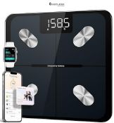 Etekcity Scales for Body Weight, 0.05lb Bathroom Digital Weighing Scales for BMI, Fat, Muscle Mass,