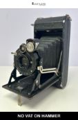 Vintage Zeiss Ikon Folding Roll Film Camera with Bellows, Untested