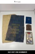 Vintage British Banking & Decimal Coin Collection Midland Bank Bag D-Day 50p Coin Set