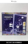 Official Licensed France 98 FIFA World Cup Medallion Collection Complete Album Set Football Memorab