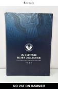 NEW - US Heritage Silver Collection Album with Coins & Certificates – Part Complete