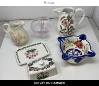 Mixed Variations Of Glass And Ceramic Vases And Bowls