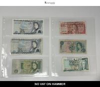 Mixed Collection of British Banknotes – Bank of England, Scotland, Gibraltar & Isle of Man