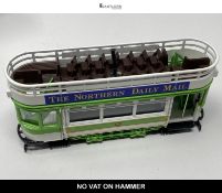 Corgi British Tram Company West Hartlepool Open Top Tram Northern Daily Mail Diecast Model 1:72