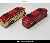 Pair of Corgi Classics Vintage Coach Models Western National & Roselyn Motor Co