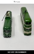 Pair of Corgi Classics Blackpool Corporation Tramways Models Balloon Tram & Pleasure Beach Tram
