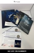 Mixed Westminster Coin Collection - Battle of Waterloo, Architecture and Heritage Themes
