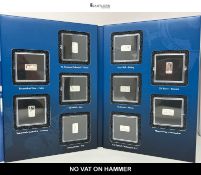 NEW - Landmarks of the World Masterpieces of Architecture Complete 10 x .999 Silver Coin Bar Set CO