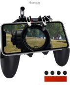 Ozkak Mobile Game Controller Universal Phone Gaming Grip 4 Triggers One-piece Gamepad Joystick 6 fi