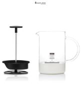 BODUM Milk Frother, Black/ Transparent, 250 ml