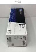 RRP £72.11 - HP CF283A 83A Original LaserJet Toner Cartridge, Black, Single Pack