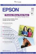NEW - Epson 2357125 Premium Glossy Photo Paper, A3, 297 x 420mm, 255 g/m2, 20 Sheets, White