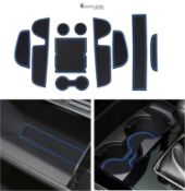 CDEFG for CX-30 CX30 Car Interior Door Slot Non-Slip Mats Anti Slip Cup Holder Mat Center Console A