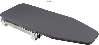 RRP £122.64 - Emuca - Pull out ironing board for cabinet, folding ironing board, 180° Pivot, Space-