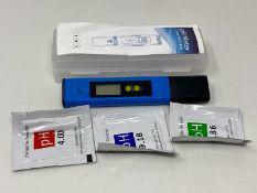 Digital PH Meter, PH Tester 0.00-14.00 High-Density Water Quality Accurate Test Range, Portable Wat