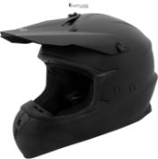 Zorax Matt Black S (55-56cm) ZOR-X305 Dual Sport Motorbike Motocross Helmet ECE 2206 Approved Dirt