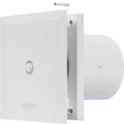 RRP £170.78 - Airflow QT100MST Extractor Fan 25 L/s Flow - Motion Sensor & Overrun Timer - 100mm/4