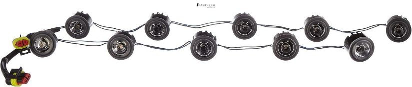 RRP £113.73 - HELLA 2PT 177 696-701 LED-Daytime Running Light Set - LEDayFlex - 12/24V - Round - Fi