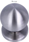 Amig - Round Door Knob for Main Entrance Doors | Handle for Front Door | Handle Diameter 70 mm | St