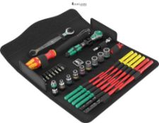 RRP £127.99 - Wera 135926 Kraftform Kompakt W1 Maintenance Kit, Silver