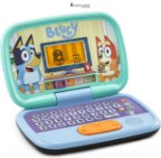 VTech Bluey Game Time Laptop, Interactive Learning Laptop with Pre-School Content, Official Bluey C