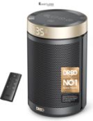 RRP £53.87 - Dreo Electric Heater, 1500W Energy Efficient Space Room Heater, Upgrade Remote Portabl