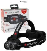 RRP £136.30 - Ledlenser H19R Core Headlamp LED, 3500 lumens, rechargeableer Lithium battery, red li