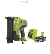 RRP £218.84 - RYOBI R18GN18-125SA 18V ONE+ Cordless 18G Nailer Kit (1 x 2.5 Ah)